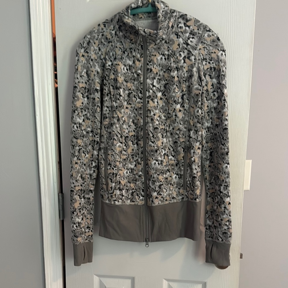 Womens Lululemon Athletica Full Zip Up Yoga Jacket Size 6